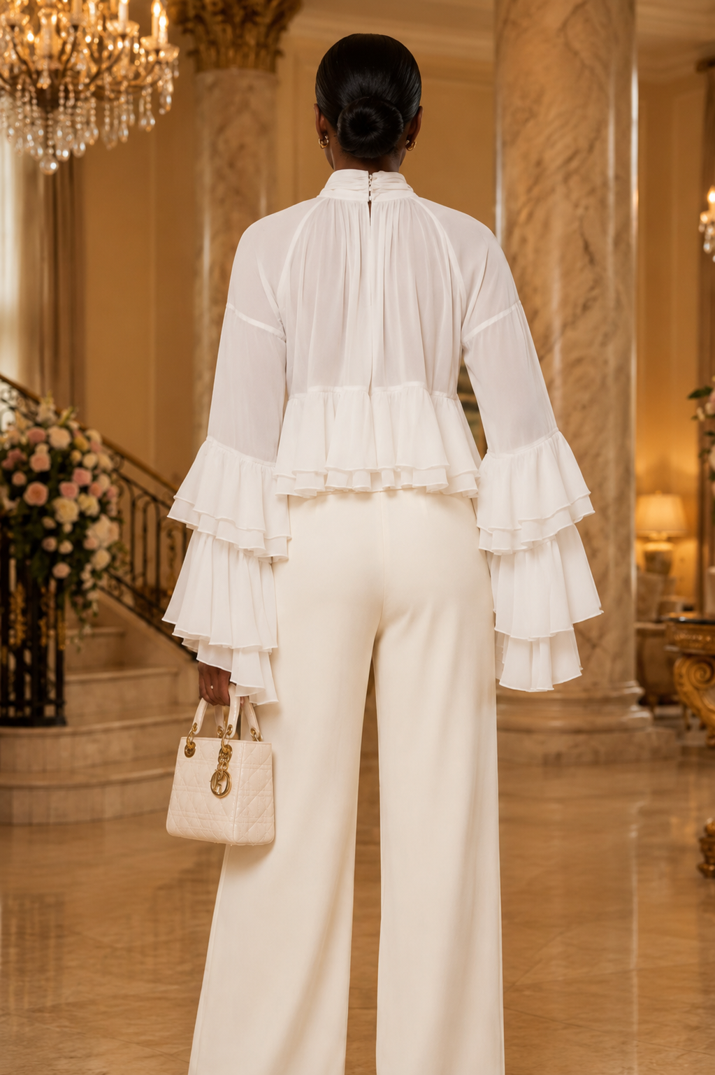 The Celeste Ruffle Blouse
